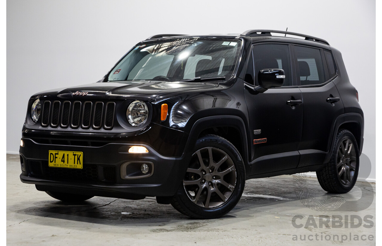 05/2016 Jeep Renegade Longitude BU MY16 4d Wagon Black Turbo 1.4L