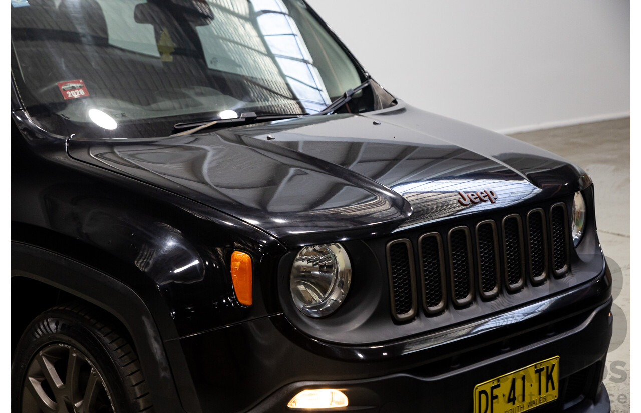 05/2016 Jeep Renegade Longitude BU MY16 4d Wagon Black Turbo 1.4L