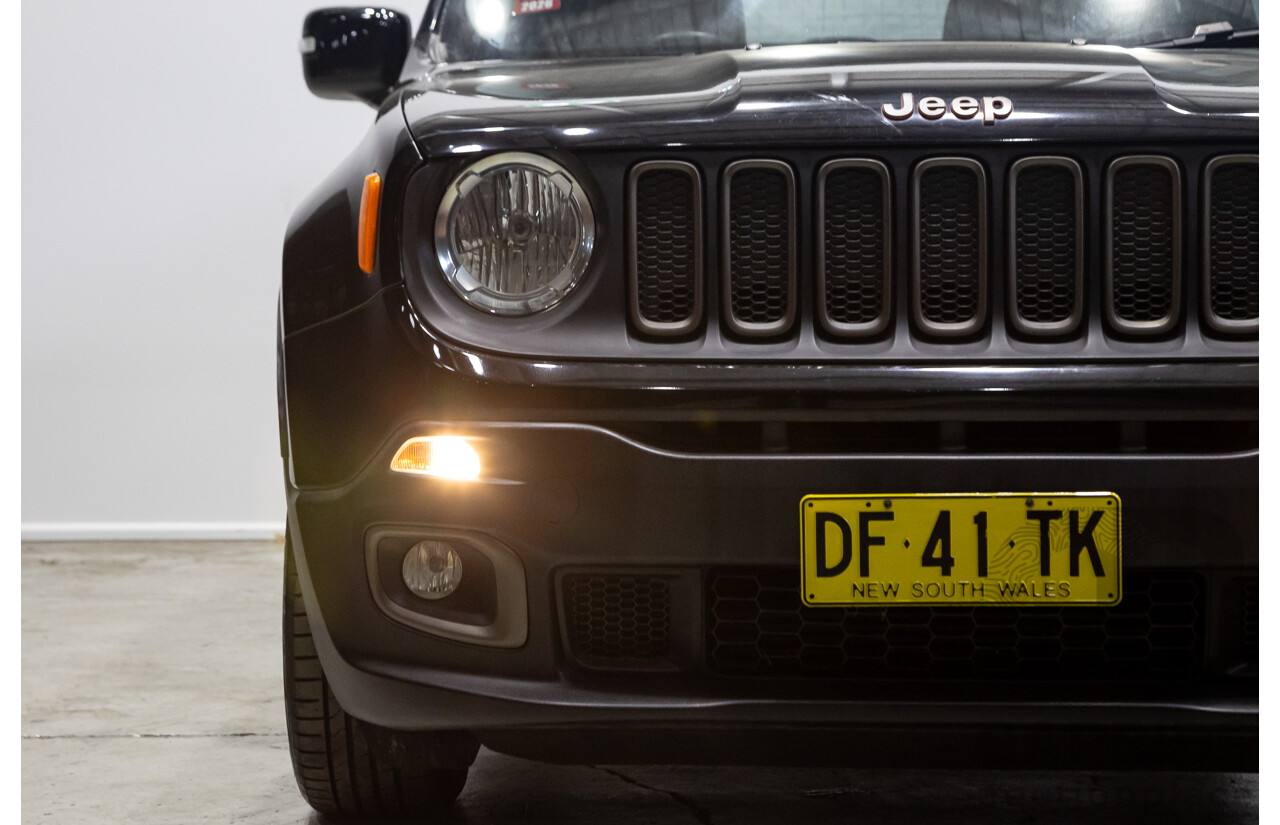 05/2016 Jeep Renegade Longitude BU MY16 4d Wagon Black Turbo 1.4L