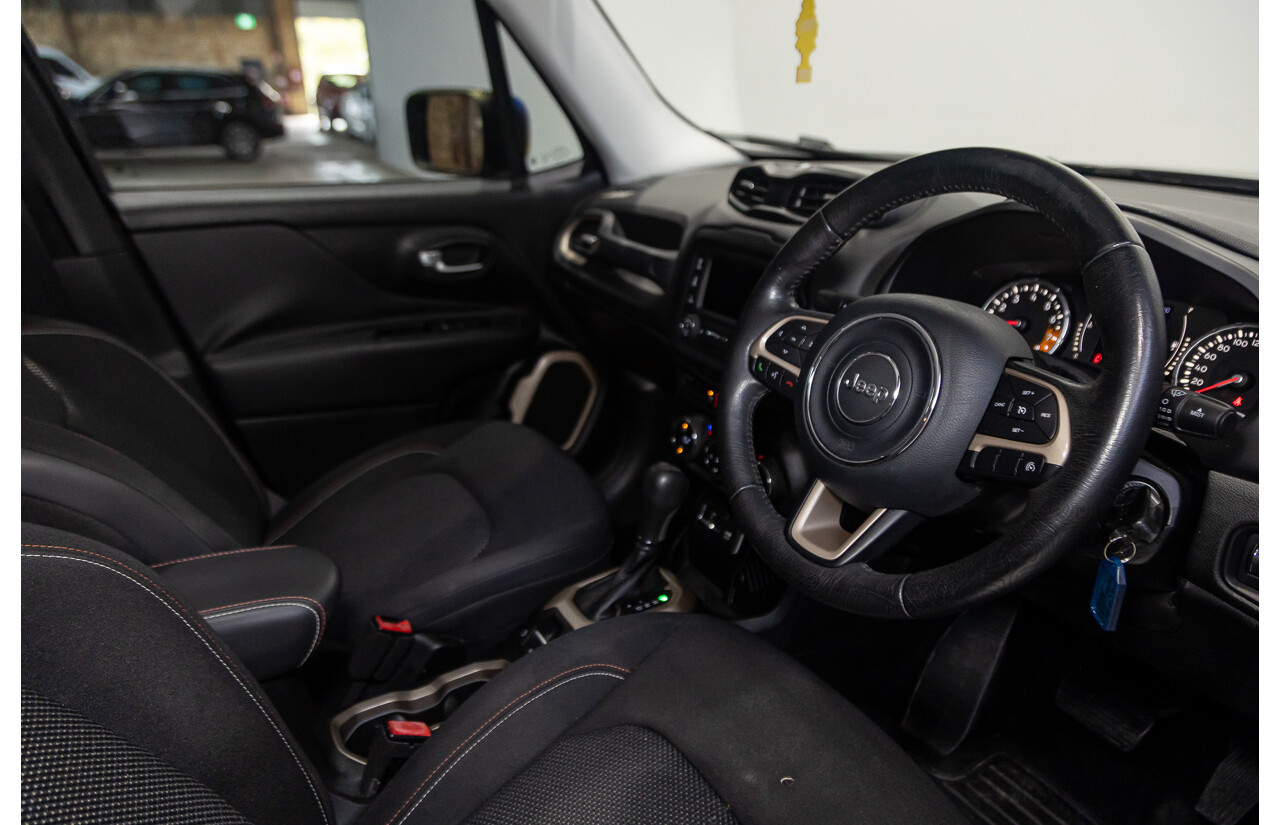 05/2016 Jeep Renegade Longitude BU MY16 4d Wagon Black Turbo 1.4L