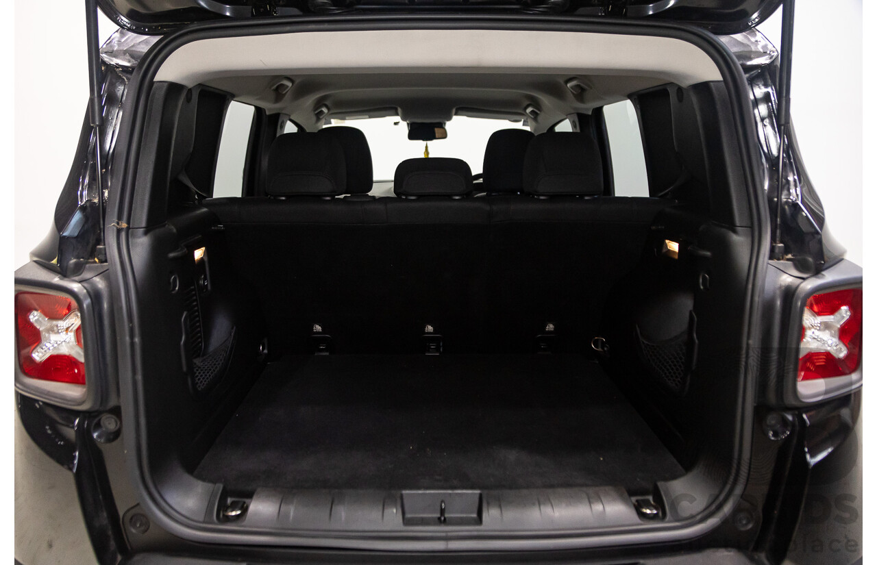 05/2016 Jeep Renegade Longitude BU MY16 4d Wagon Black Turbo 1.4L