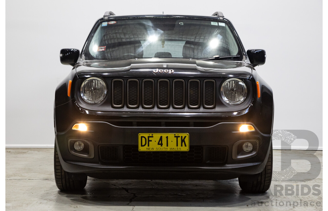 05/2016 Jeep Renegade Longitude BU MY16 4d Wagon Black Turbo 1.4L