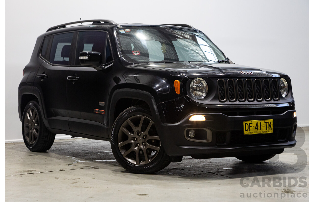 05/2016 Jeep Renegade Longitude BU MY16 4d Wagon Black Turbo 1.4L