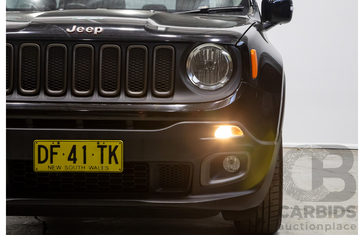 05/2016 Jeep Renegade Longitude BU MY16 4d Wagon Black Turbo 1.4L