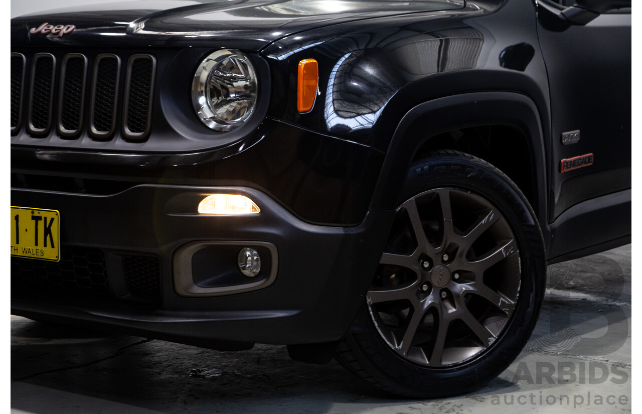 05/2016 Jeep Renegade Longitude BU MY16 4d Wagon Black Turbo 1.4L