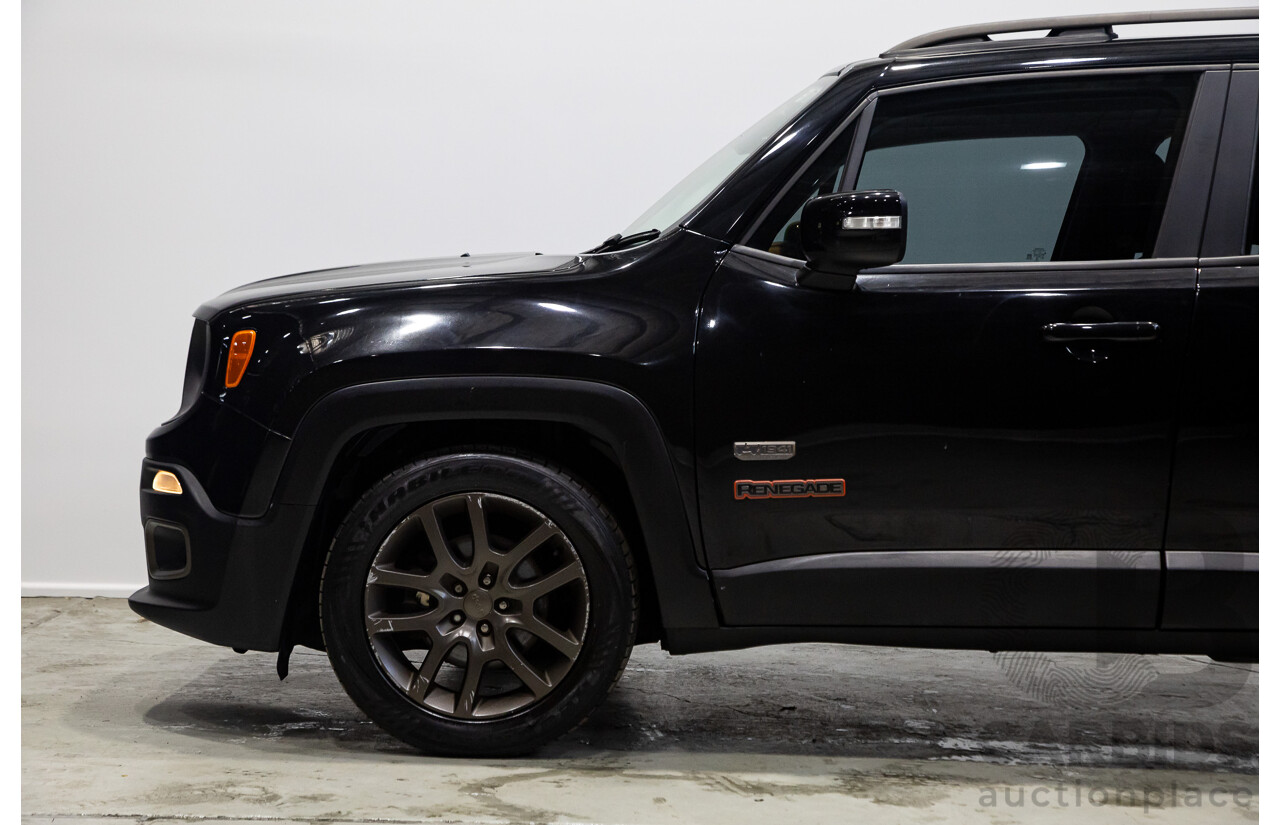 05/2016 Jeep Renegade Longitude BU MY16 4d Wagon Black Turbo 1.4L