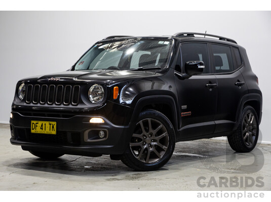 05/2016 Jeep Renegade Longitude BU MY16 4d Wagon Black Turbo 1.4L