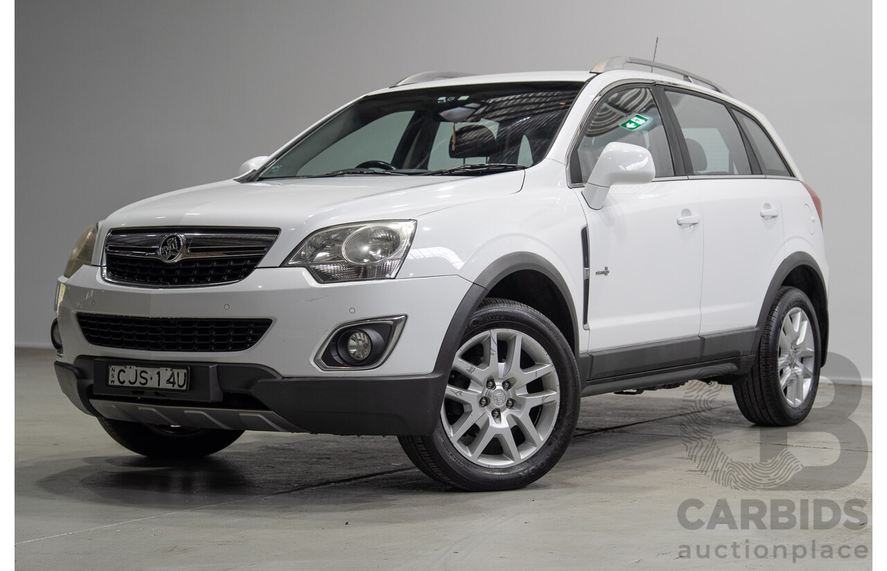 12/2012 Holden Captiva 5 CG MY12 4d Wagon White 2.4L