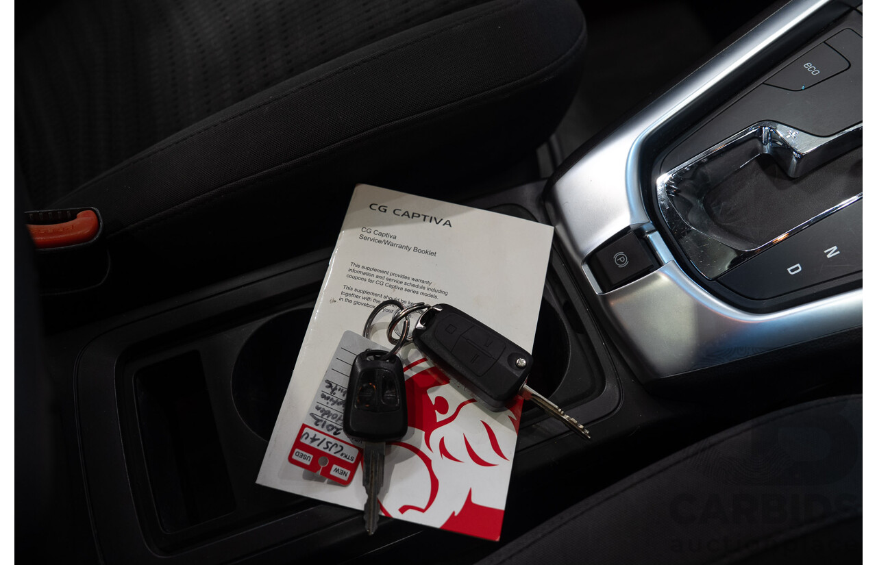 12/2012 Holden Captiva 5 CG MY12 4d Wagon White 2.4L