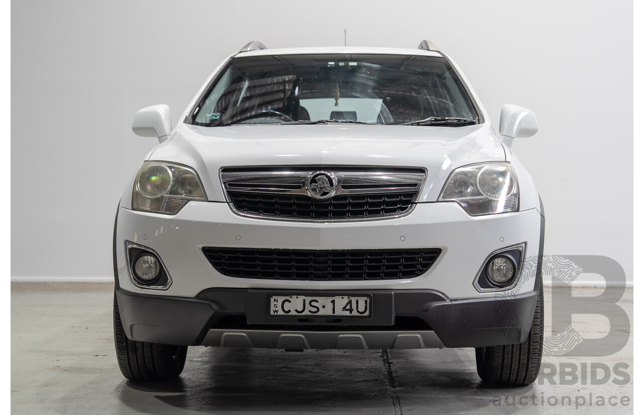 12/2012 Holden Captiva 5 CG MY12 4d Wagon White 2.4L