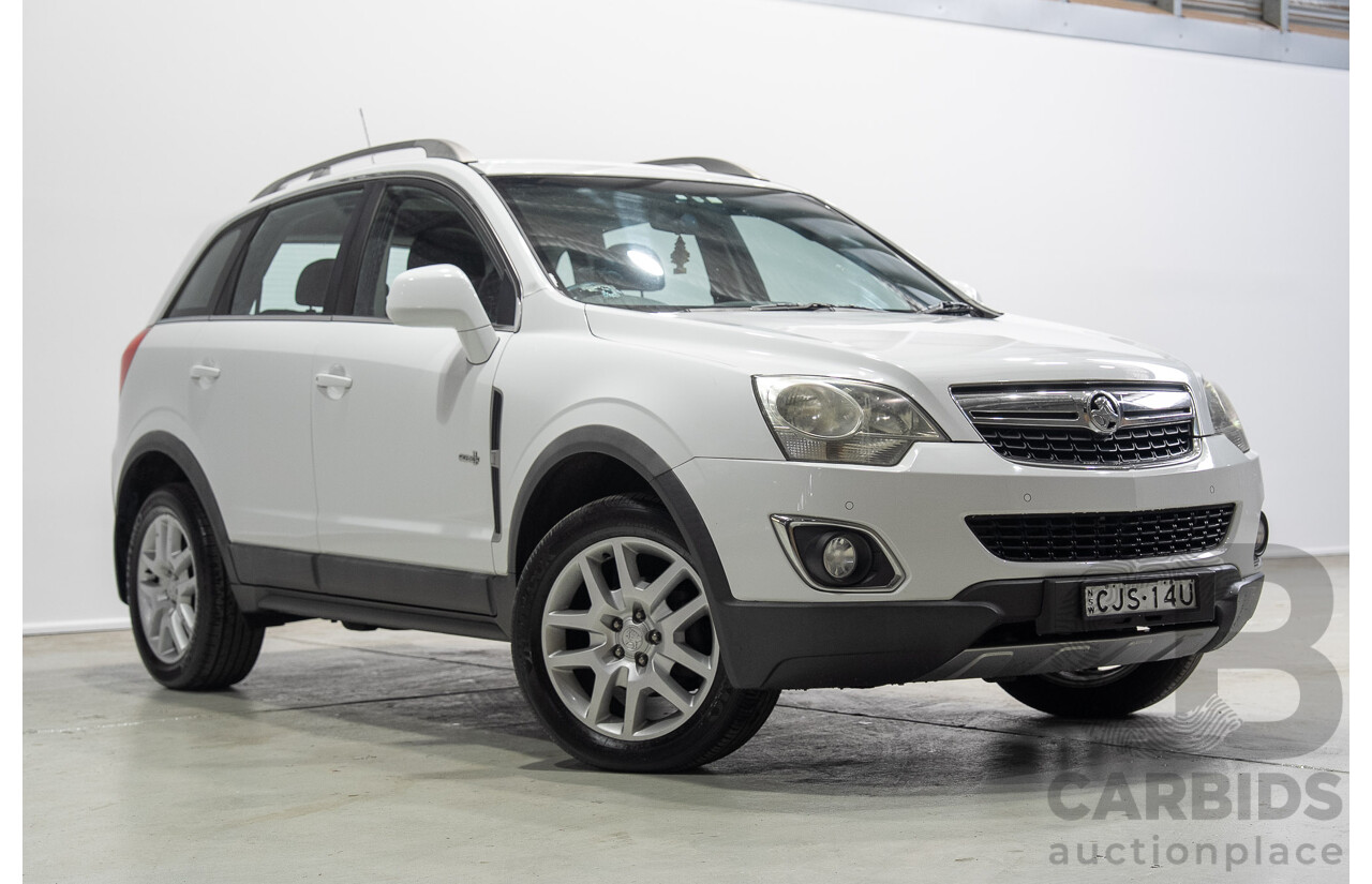 12/2012 Holden Captiva 5 CG MY12 4d Wagon White 2.4L