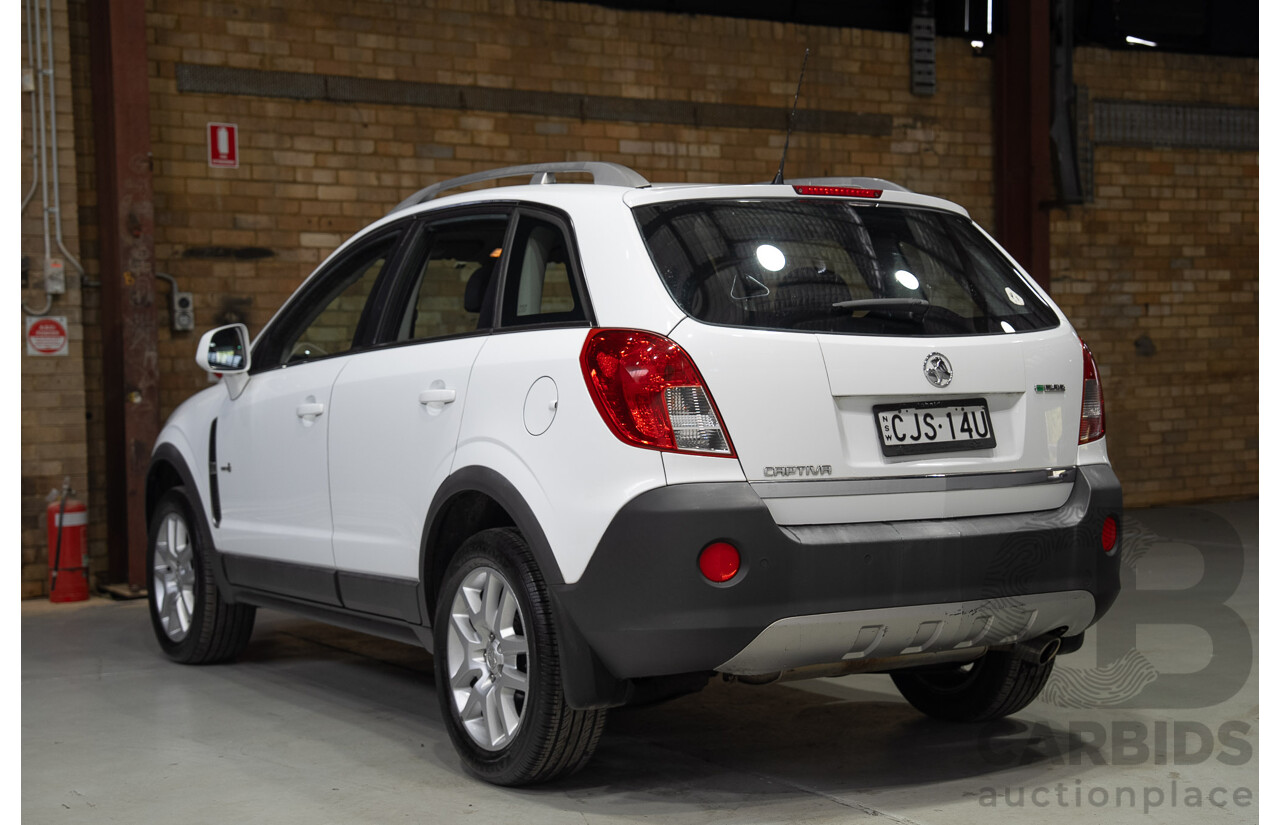 12/2012 Holden Captiva 5 CG MY12 4d Wagon White 2.4L