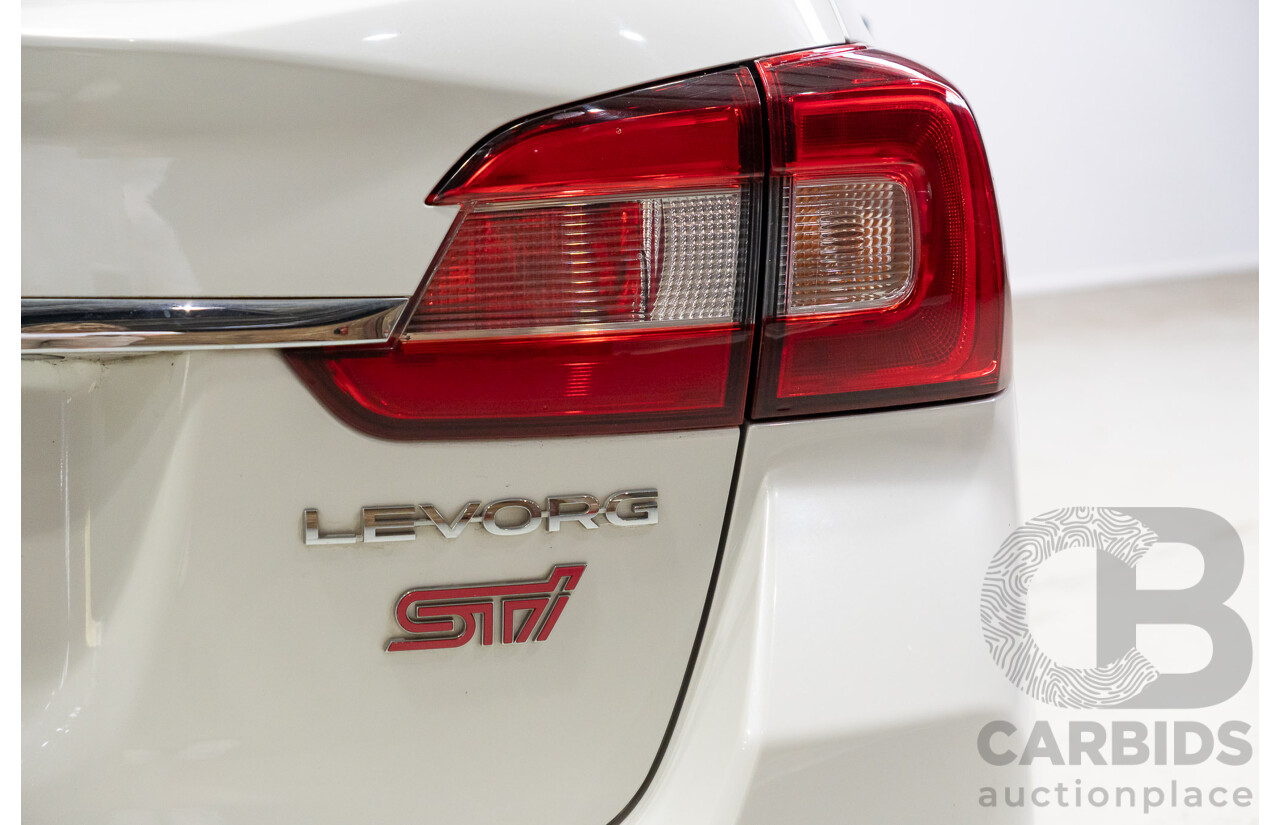 09/2020 Subaru Levorg 2.0 STi Sport (AWD) MY20 4d Wagon White Turbo 2.0L