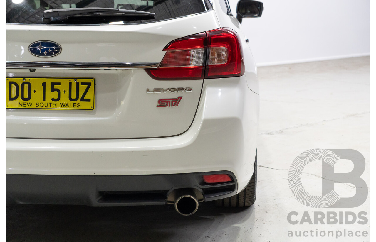 09/2020 Subaru Levorg 2.0 STi Sport (AWD) MY20 4d Wagon White Turbo 2.0L