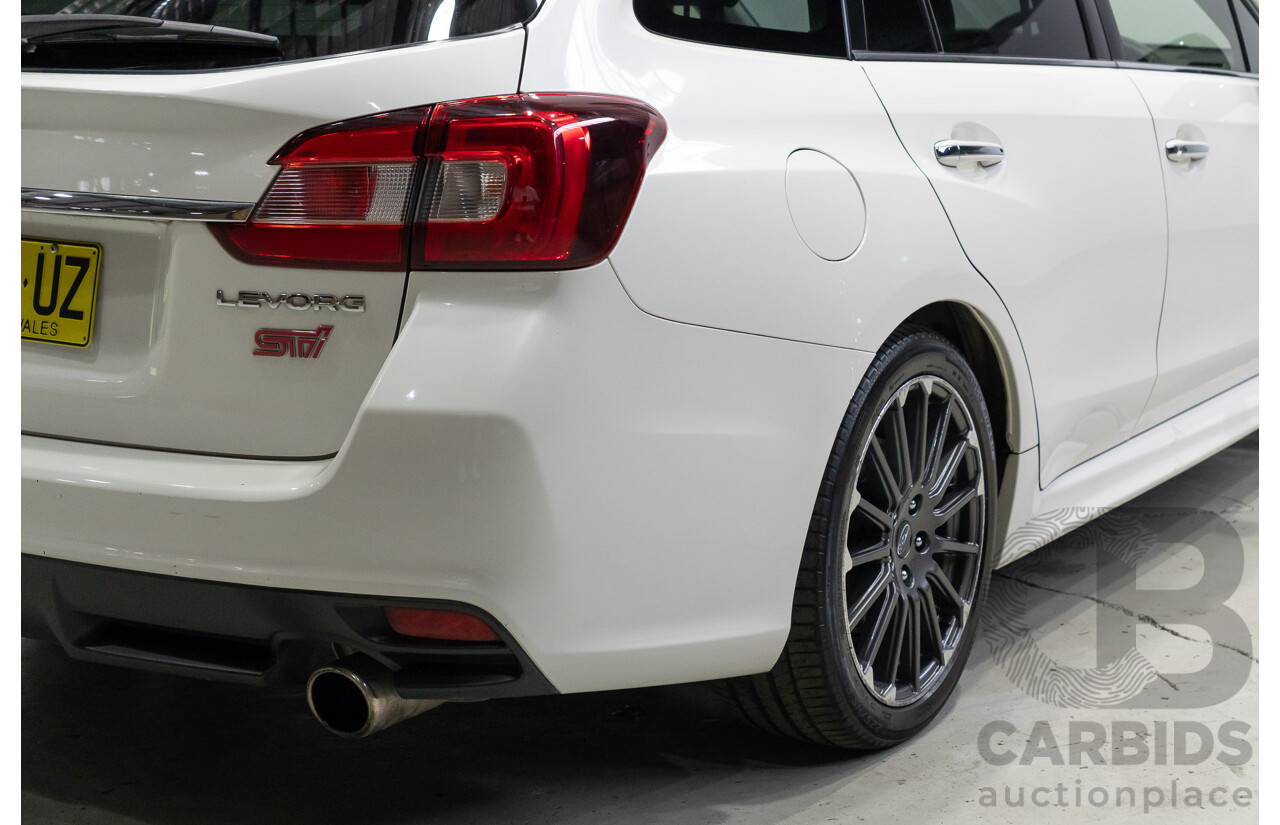 09/2020 Subaru Levorg 2.0 STi Sport (AWD) MY20 4d Wagon White Turbo 2.0L
