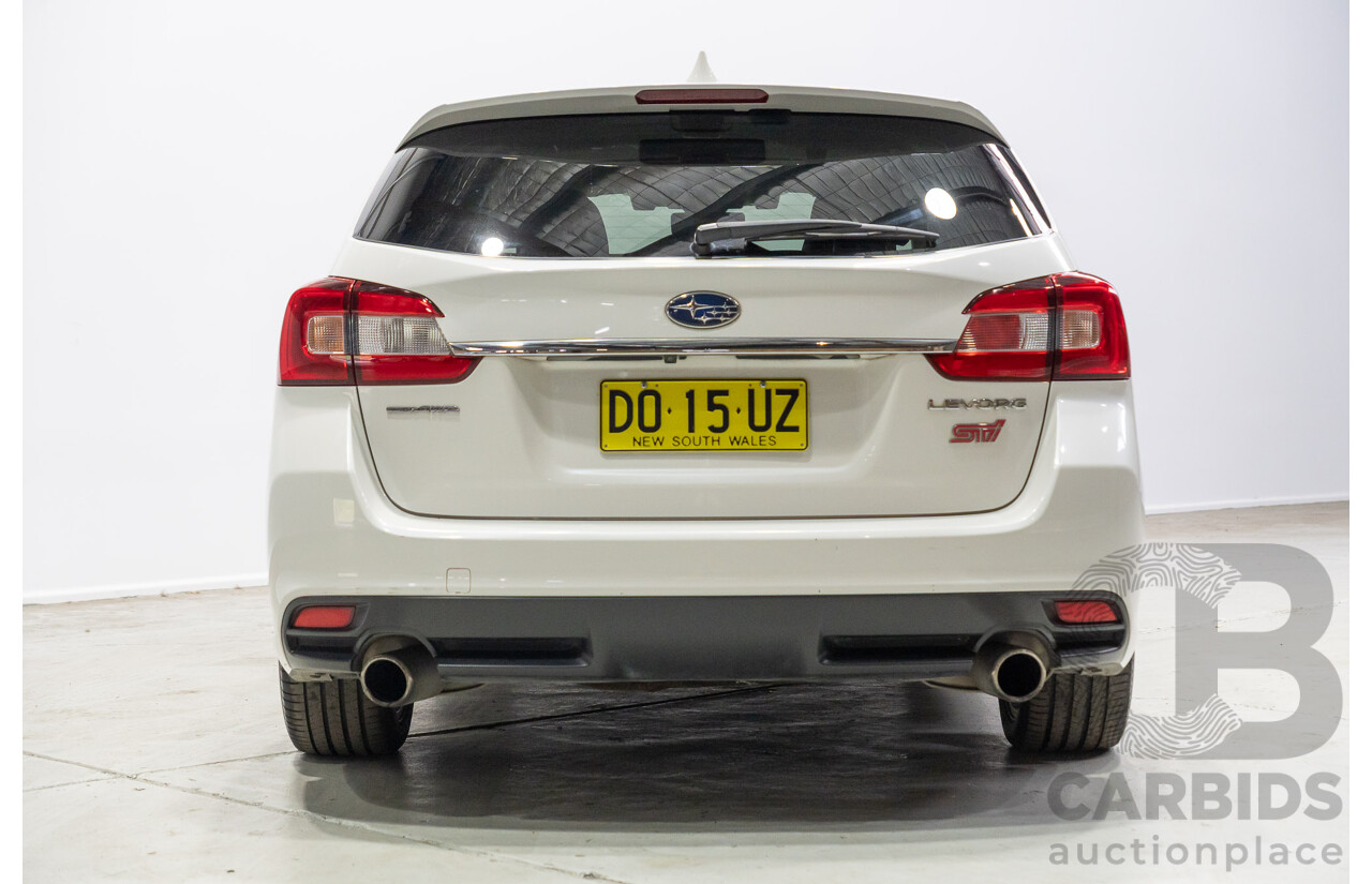 09/2020 Subaru Levorg 2.0 STi Sport (AWD) MY20 4d Wagon White Turbo 2.0L