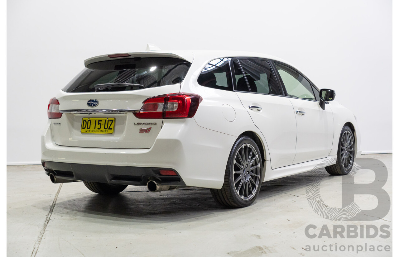 09/2020 Subaru Levorg 2.0 STi Sport (AWD) MY20 4d Wagon White Turbo 2.0L