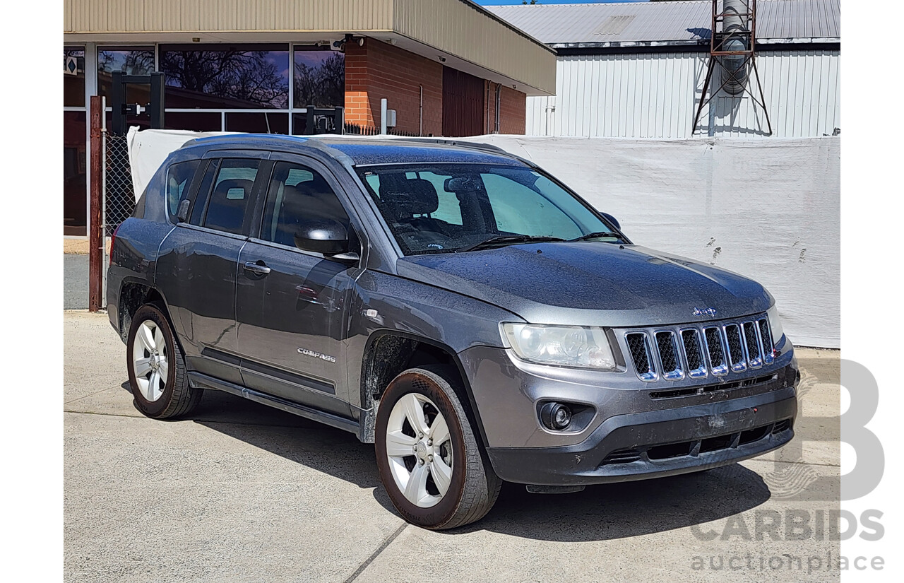 11/2012 Jeep Compass Sport (4x4) MK MY13 4d Wagon Grey 2.4L