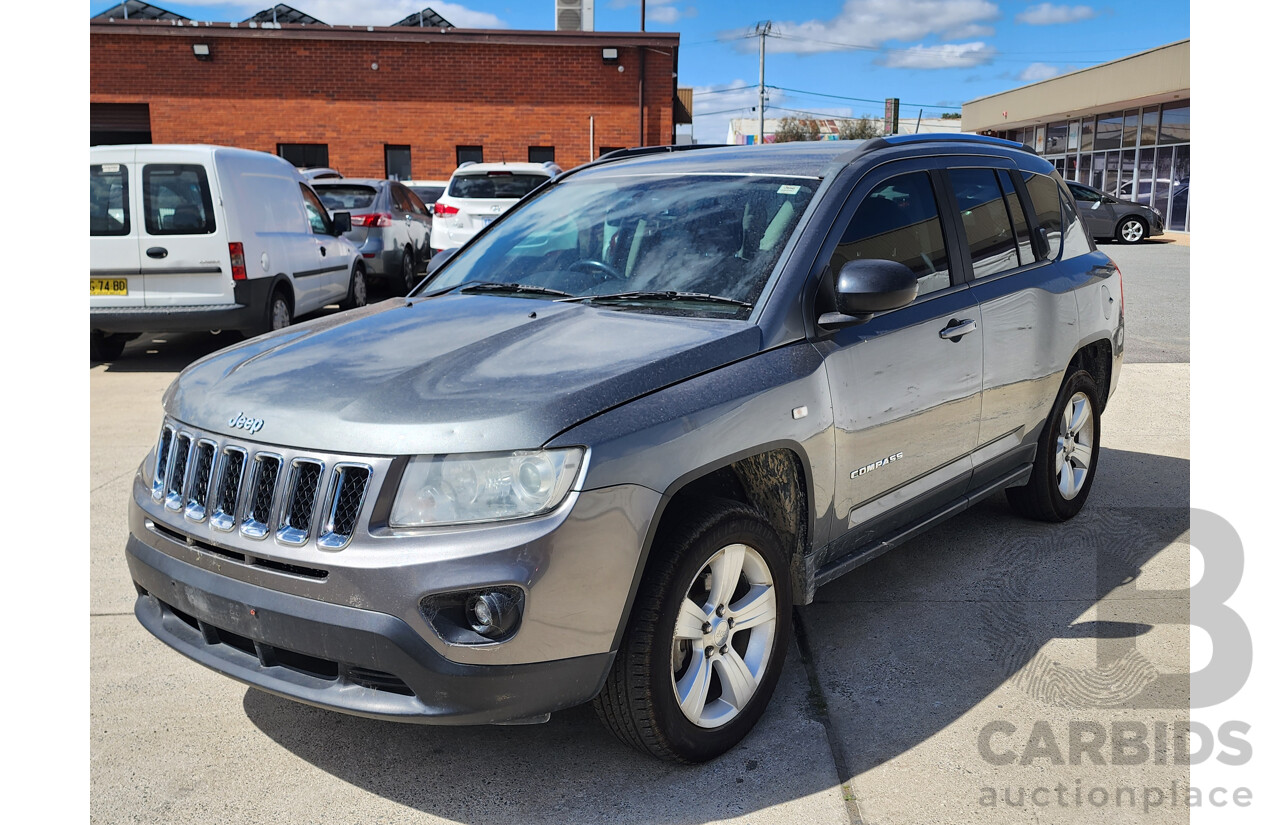 11/2012 Jeep Compass Sport (4x4) MK MY13 4d Wagon Grey 2.4L