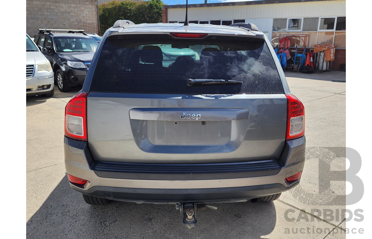 11/2012 Jeep Compass Sport (4x4) MK MY13 4d Wagon Grey 2.4L