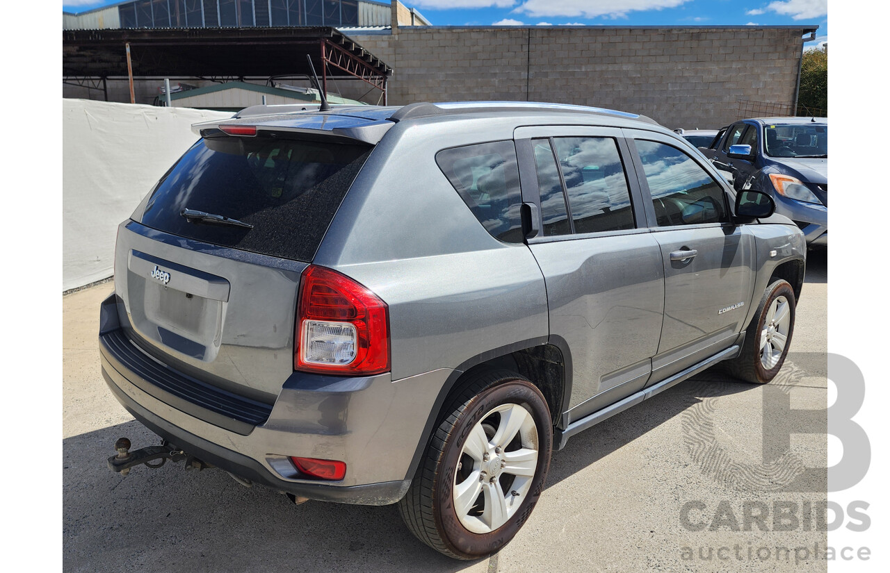 11/2012 Jeep Compass Sport (4x4) MK MY13 4d Wagon Grey 2.4L