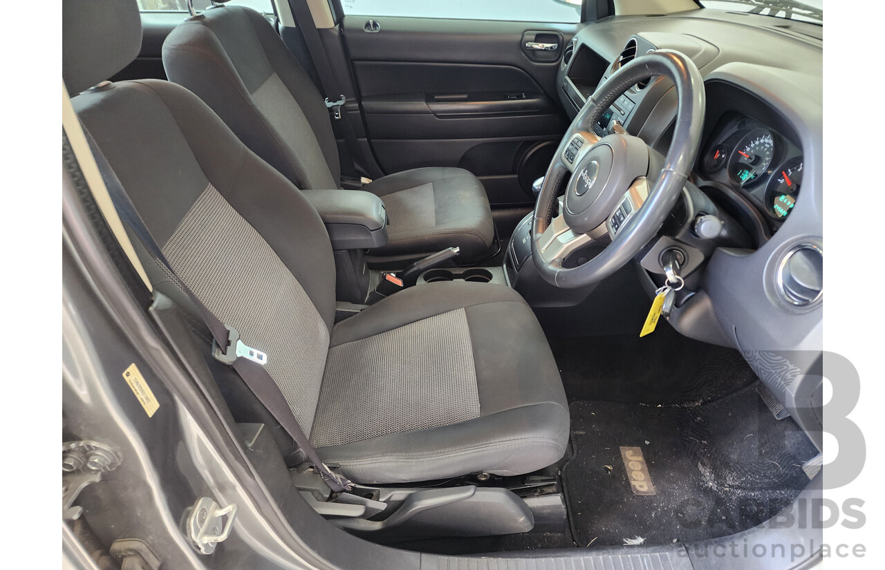 11/2012 Jeep Compass Sport (4x4) MK MY13 4d Wagon Grey 2.4L