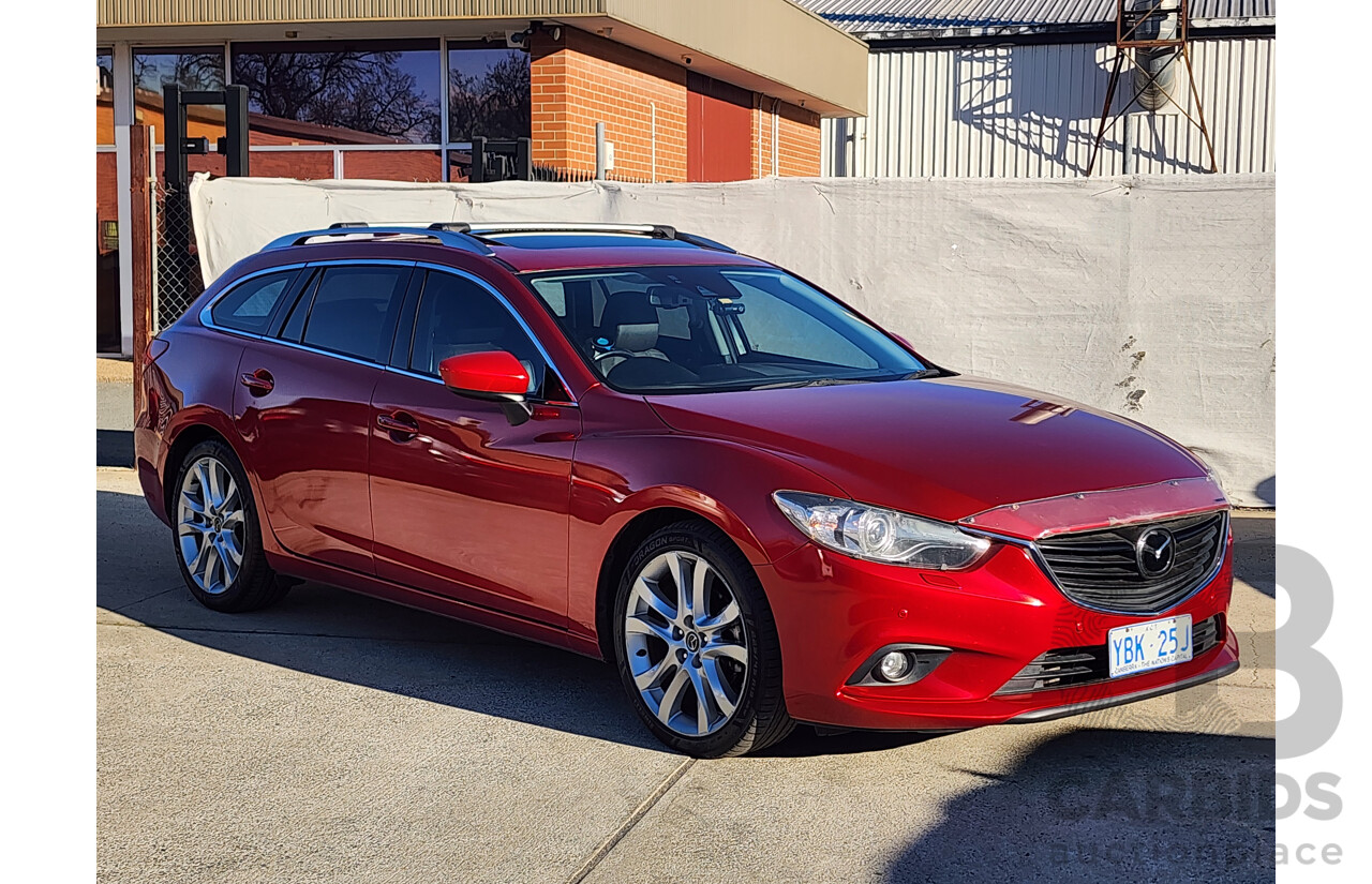 01/2013 Mazda Mazda6 Atenza 6C 4d Wagon Red 2.2L