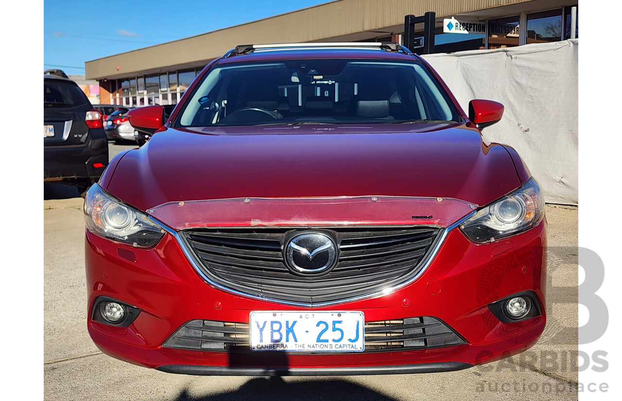 01/2013 Mazda Mazda6 Atenza 6C 4d Wagon Red 2.2L