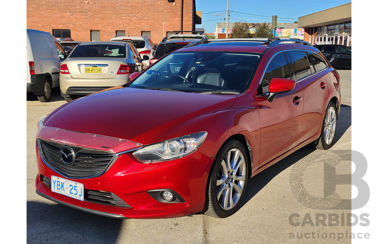 01/2013 Mazda Mazda6 Atenza 6C 4d Wagon Red 2.2L