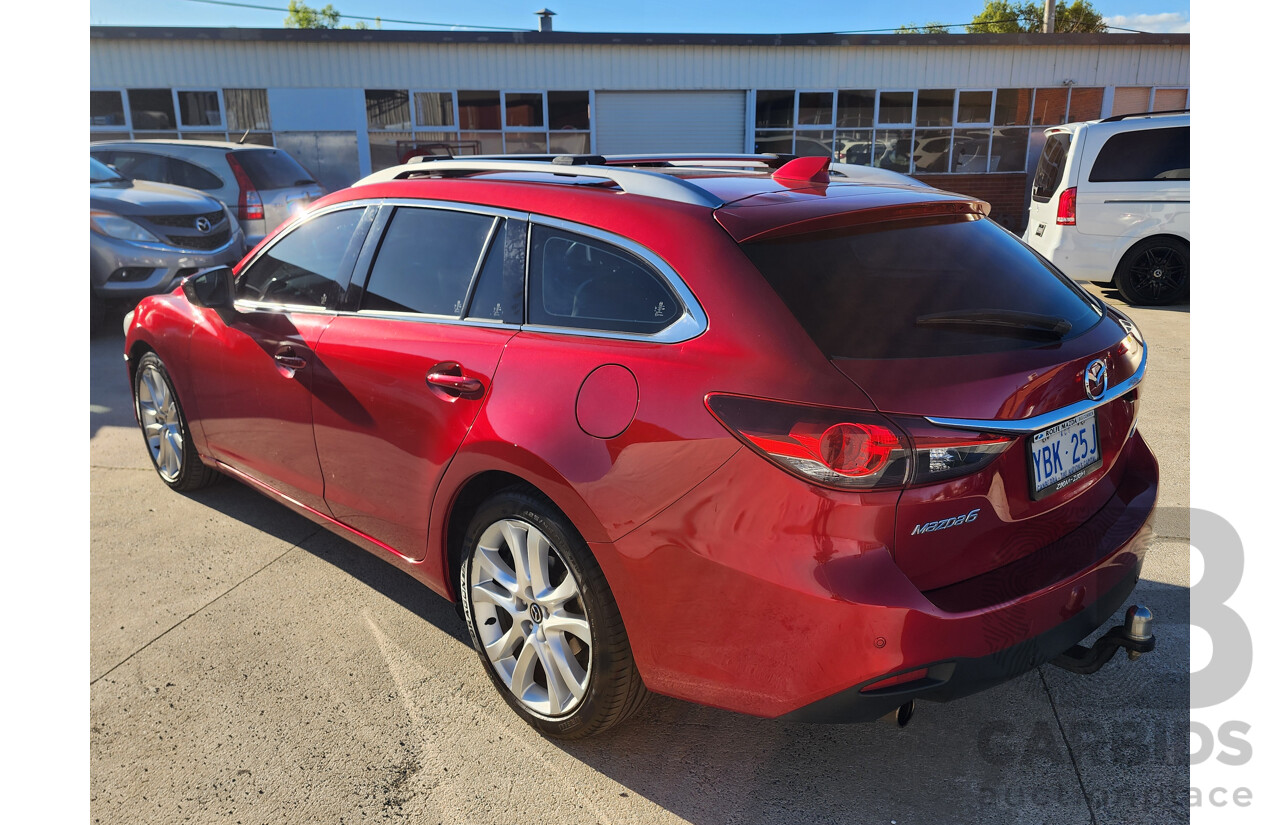 01/2013 Mazda Mazda6 Atenza 6C 4d Wagon Red 2.2L