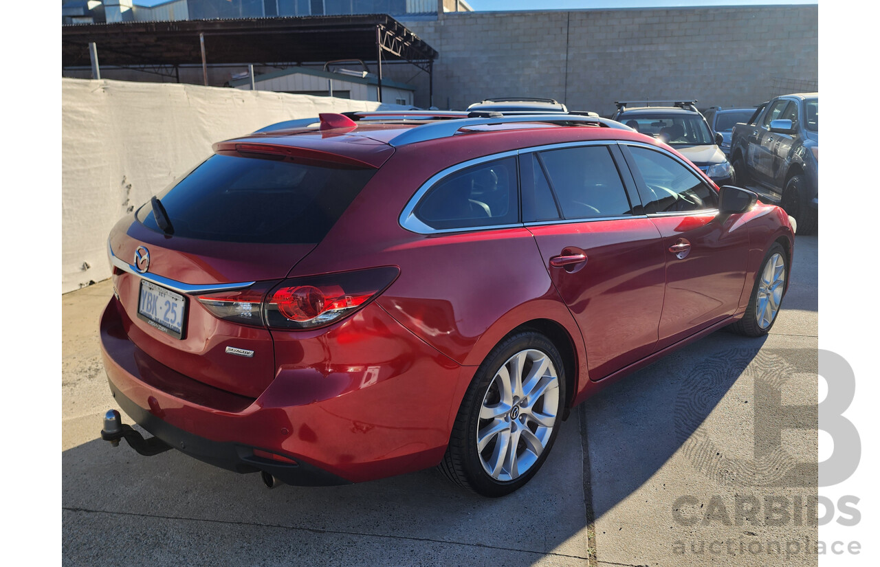 01/2013 Mazda Mazda6 Atenza 6C 4d Wagon Red 2.2L
