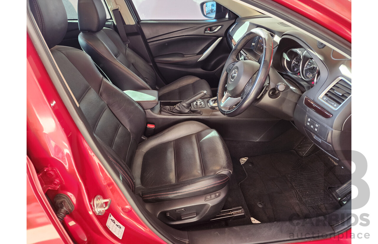 01/2013 Mazda Mazda6 Atenza 6C 4d Wagon Red 2.2L