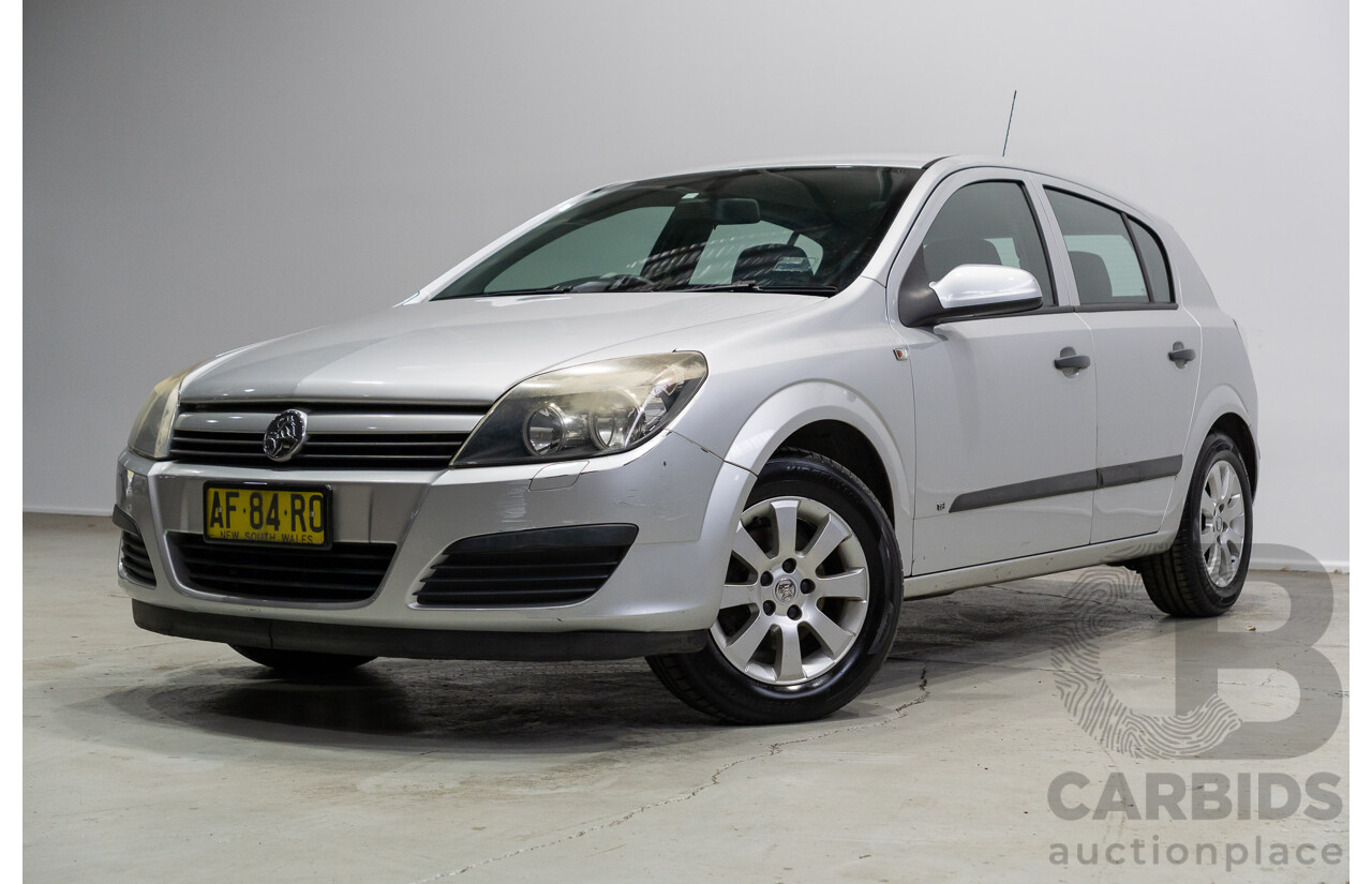 06/2005 Holden Astra CD AH 5D Hatchback Silver 1.8L