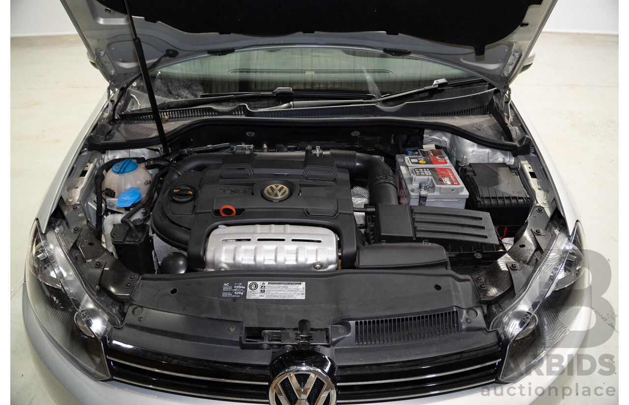 07/2009 Volkswagen Golf 118 TSI Comfortline 1K 6TH Gen 5d Hatchback Silver Twincharged 1.4L