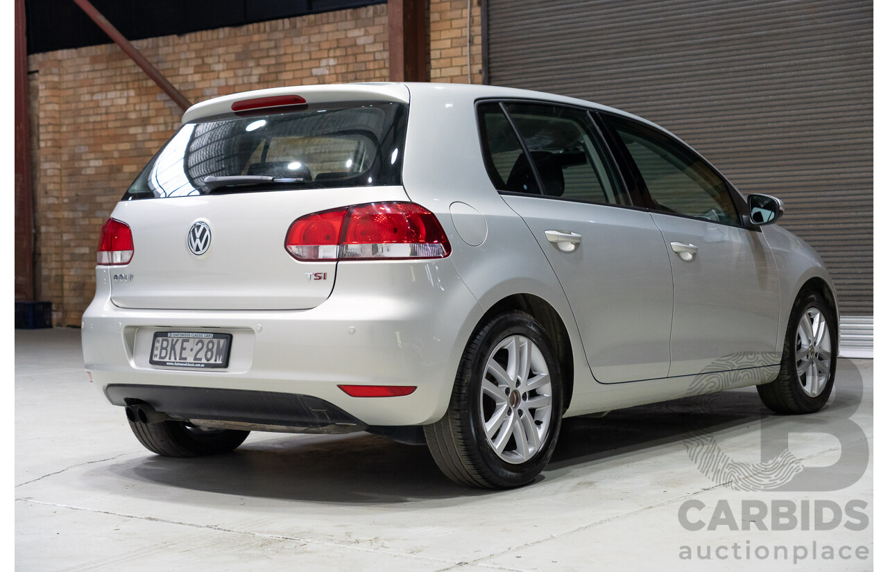 07/2009 Volkswagen Golf 118 TSI Comfortline 1K 6TH Gen 5d Hatchback Silver Twincharged 1.4L