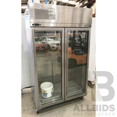 Williams Pearl Star Two Glass Door Upright Fridge