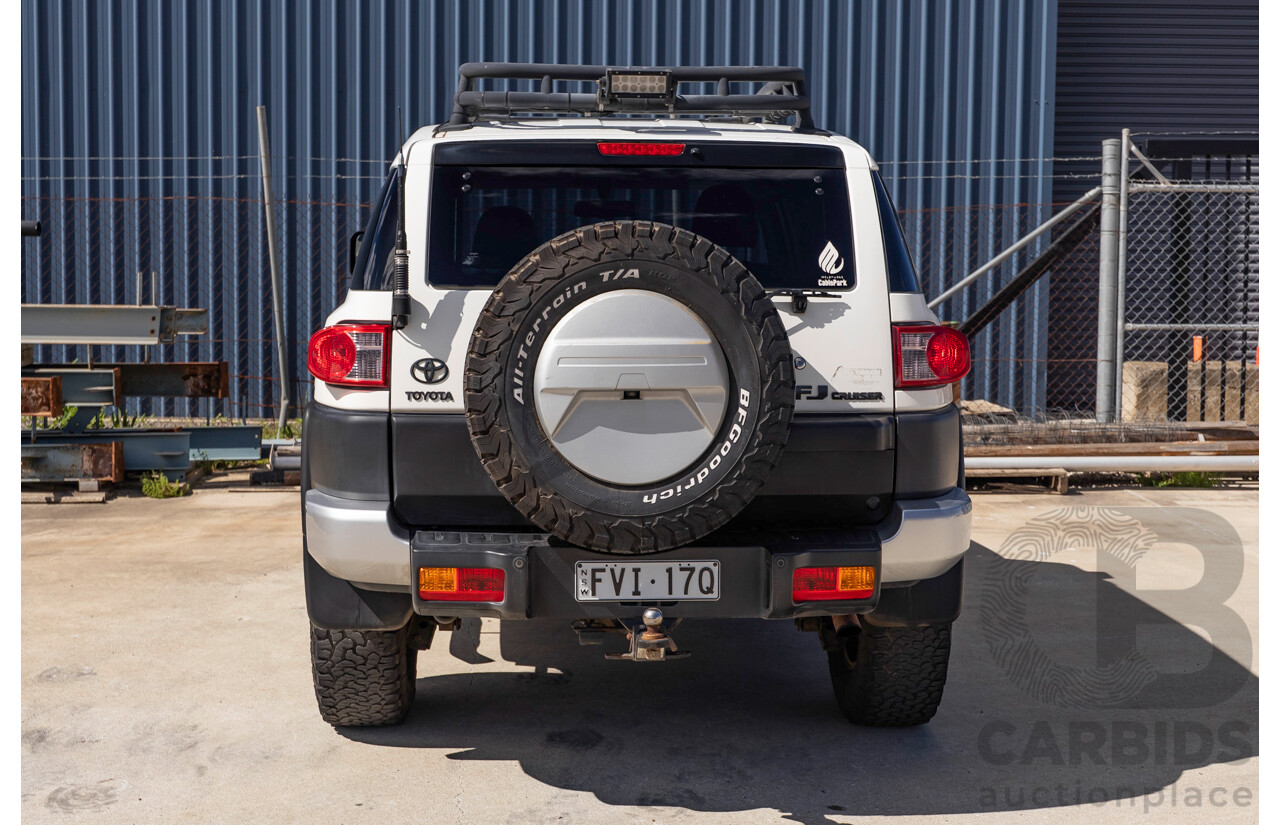 05/2012 Toyota FJ Cruiser (4x4) GSJ15R 4D Wagon Iceberg White 4.0L