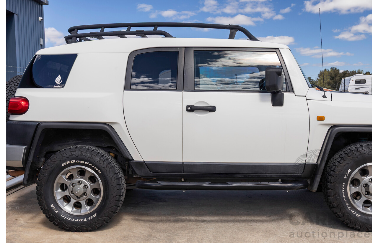 05/2012 Toyota FJ Cruiser (4x4) GSJ15R 4D Wagon Iceberg White 4.0L