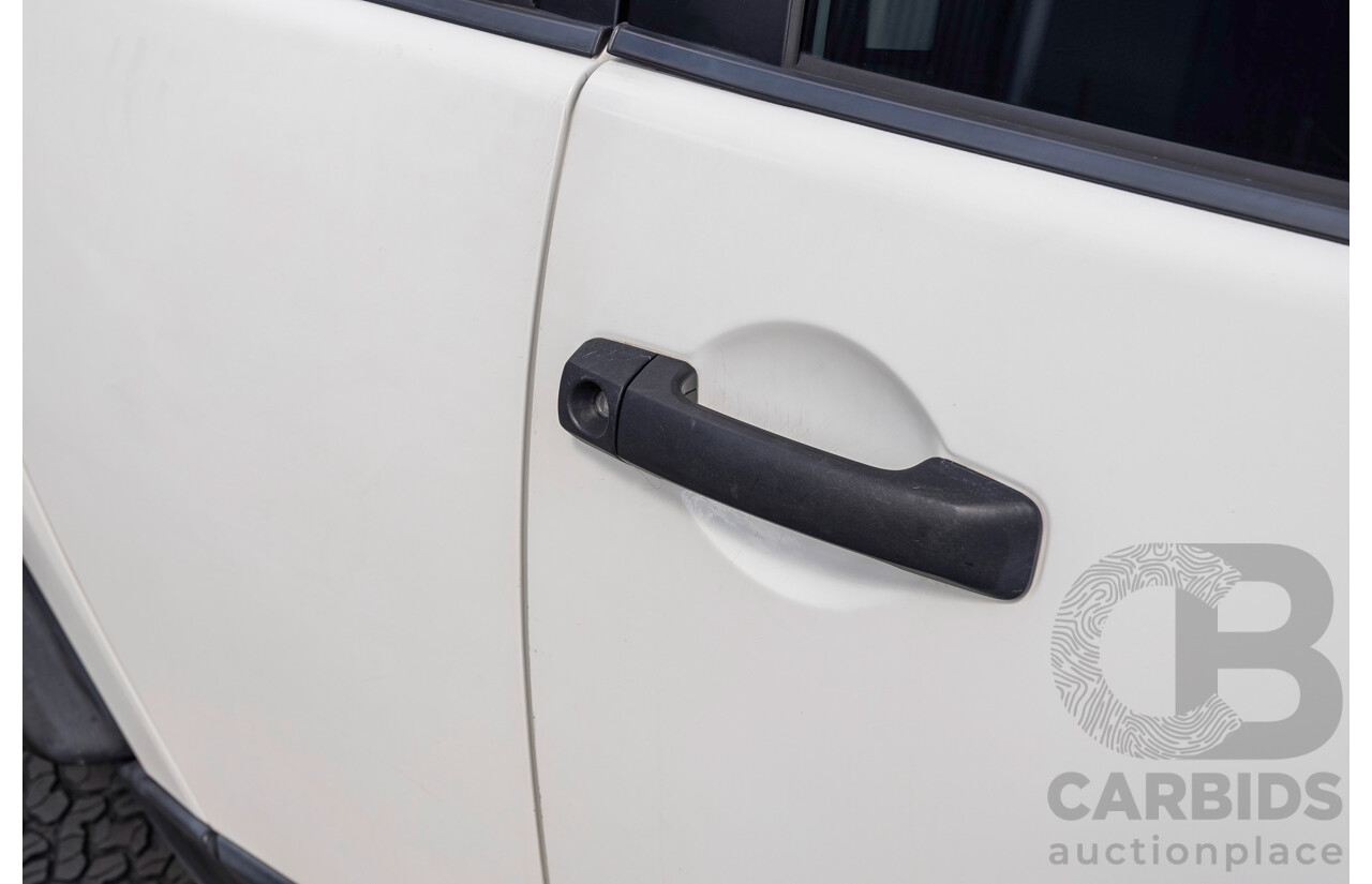 05/2012 Toyota FJ Cruiser (4x4) GSJ15R 4D Wagon Iceberg White 4.0L