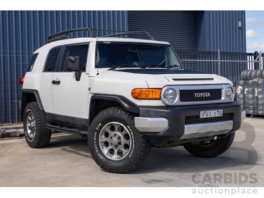 05/2012 Toyota FJ Cruiser (4x4) GSJ15R 4D Wagon Iceberg White 4.0L