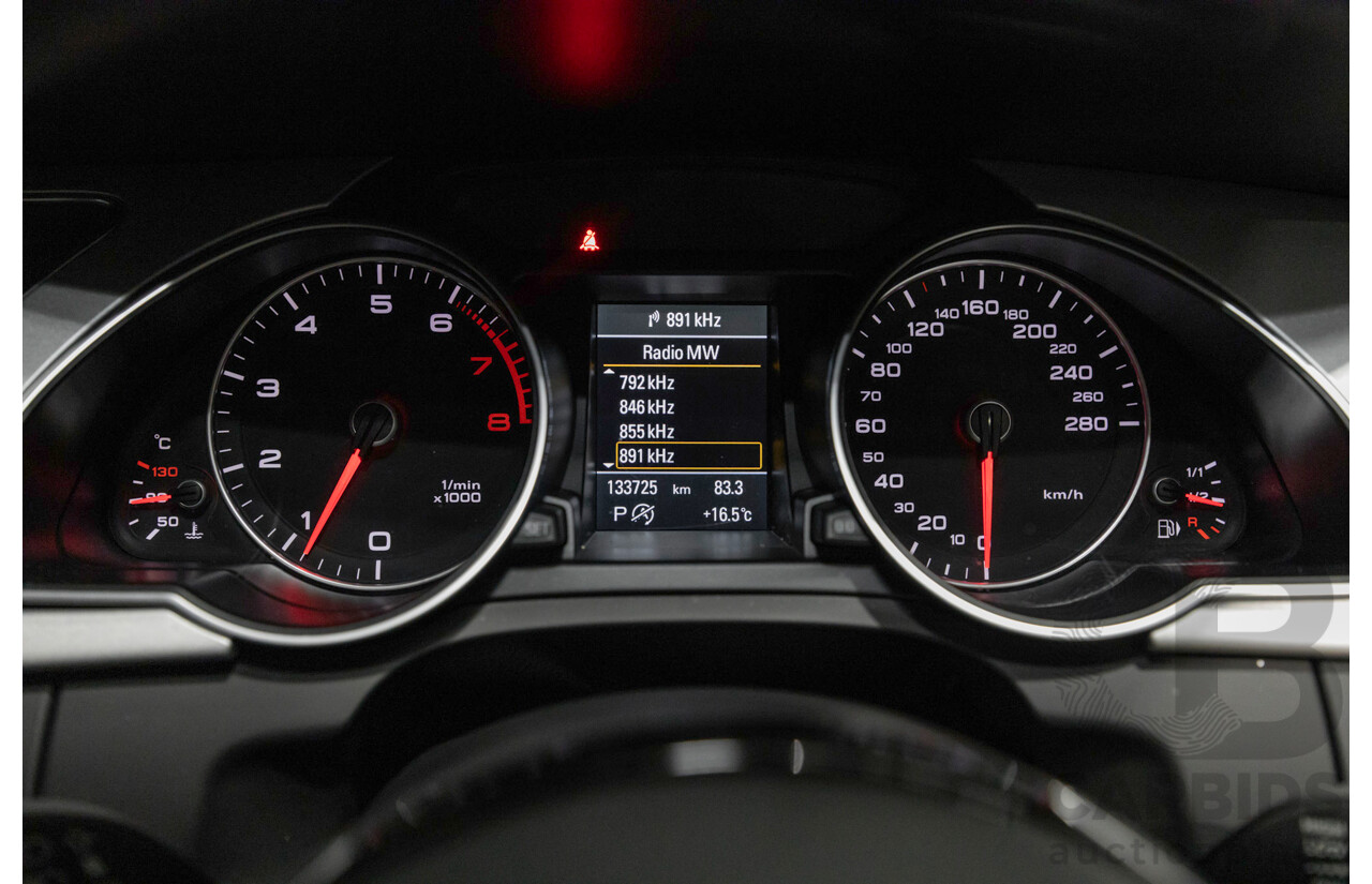 5/2015 Audi A5 2.0 TFSI Quattro S-Line Pack (AWD) 8T MY15 2d Coupe Myth Black Metallic / Wrapped Black Turbo 2.0L