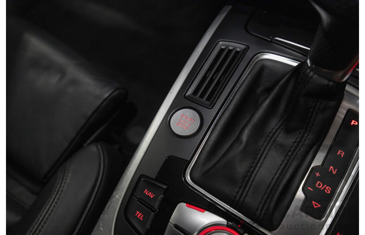 5/2015 Audi A5 2.0 TFSI Quattro S-Line Pack (AWD) 8T MY15 2d Coupe Myth Black Metallic / Wrapped Black Turbo 2.0L