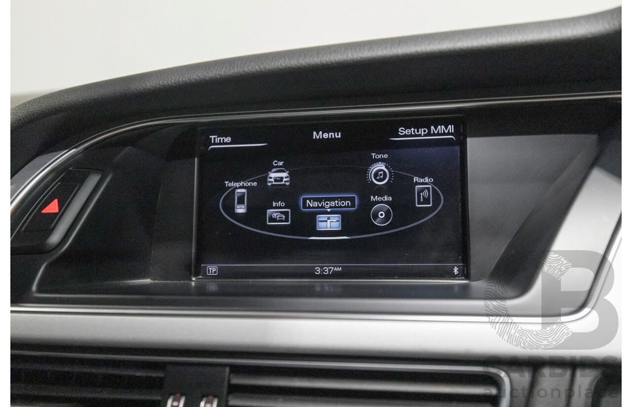 5/2015 Audi A5 2.0 TFSI Quattro S-Line Pack (AWD) 8T MY15 2d Coupe Myth Black Metallic / Wrapped Black Turbo 2.0L