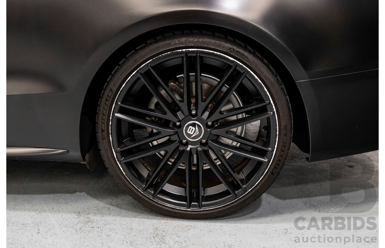 5/2015 Audi A5 2.0 TFSI Quattro S-Line Pack (AWD) 8T MY15 2d Coupe Myth Black Metallic / Wrapped Black Turbo 2.0L