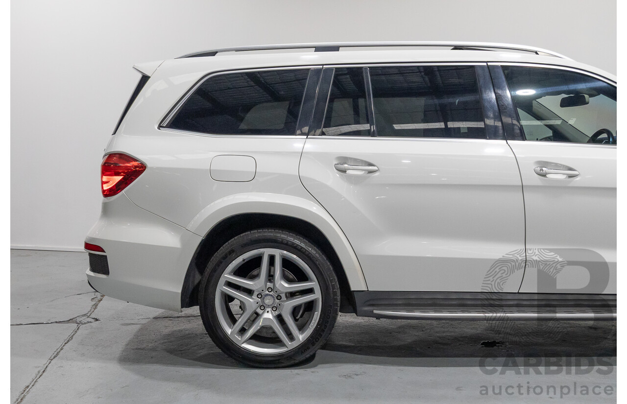 12/2013 Mercedes-Benz GL 350 Bluetec (AWD) X166 4d Wagon Polar White Turbo Diesel V6 3.0L - 7 Seater