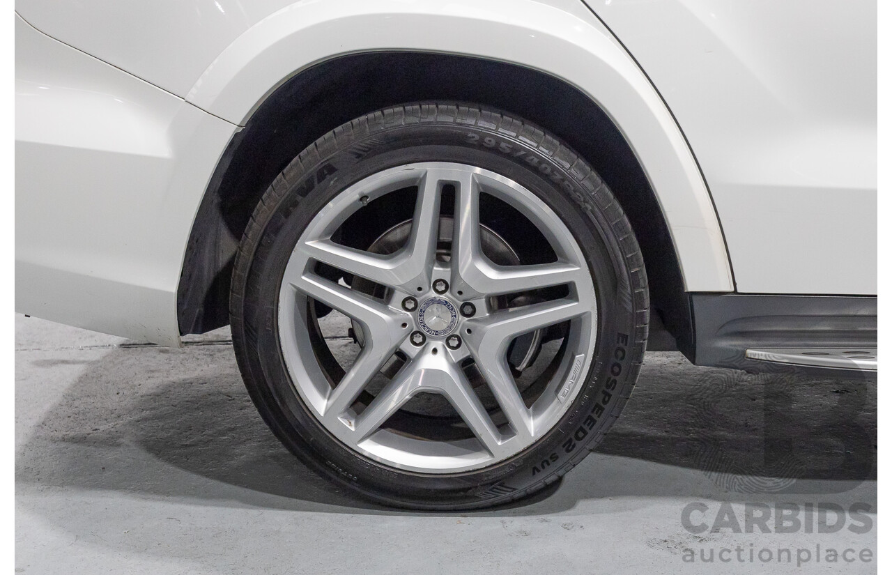 12/2013 Mercedes-Benz GL 350 Bluetec (AWD) X166 4d Wagon Polar White Turbo Diesel V6 3.0L - 7 Seater