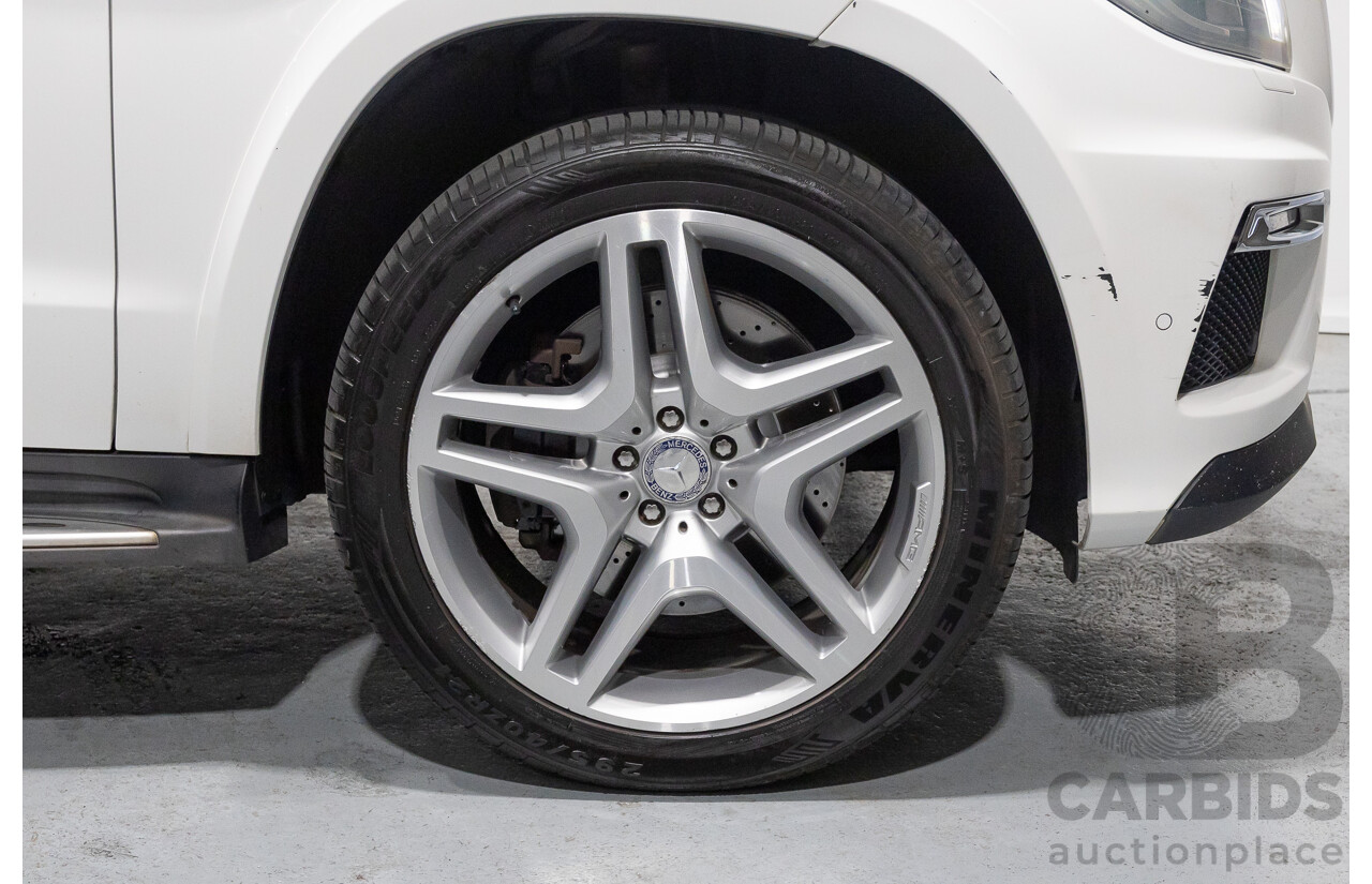 12/2013 Mercedes-Benz GL 350 Bluetec (AWD) X166 4d Wagon Polar White Turbo Diesel V6 3.0L - 7 Seater