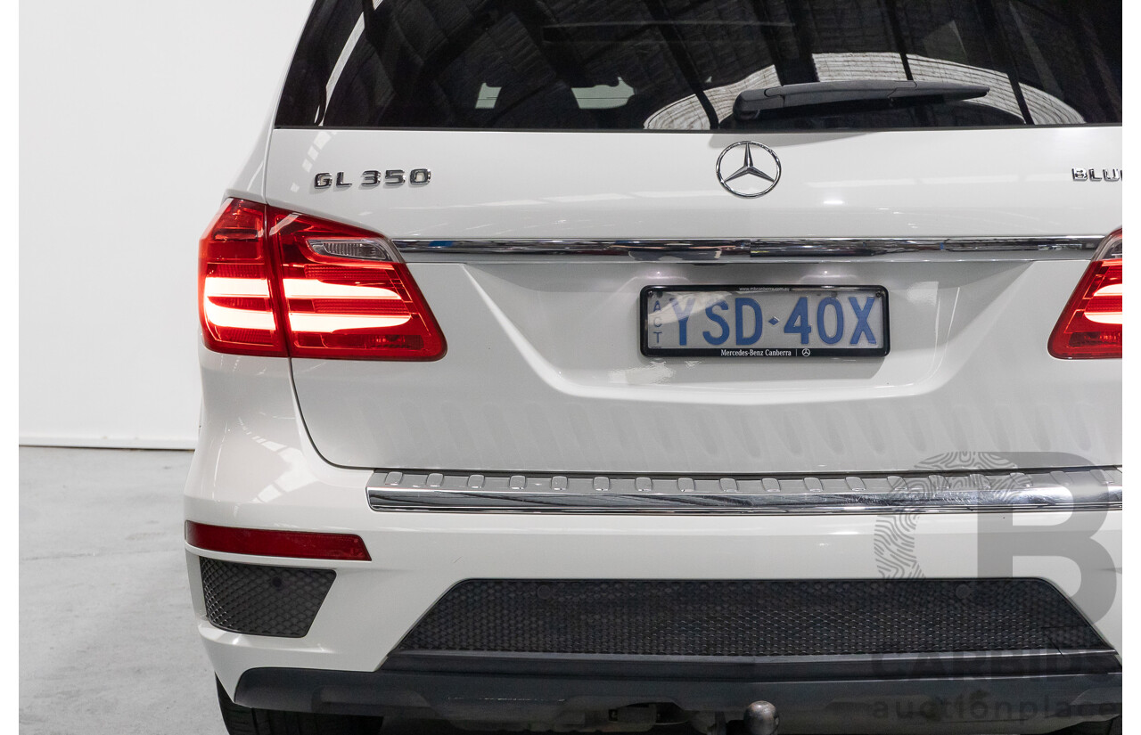 12/2013 Mercedes-Benz GL 350 Bluetec (AWD) X166 4d Wagon Polar White Turbo Diesel V6 3.0L - 7 Seater