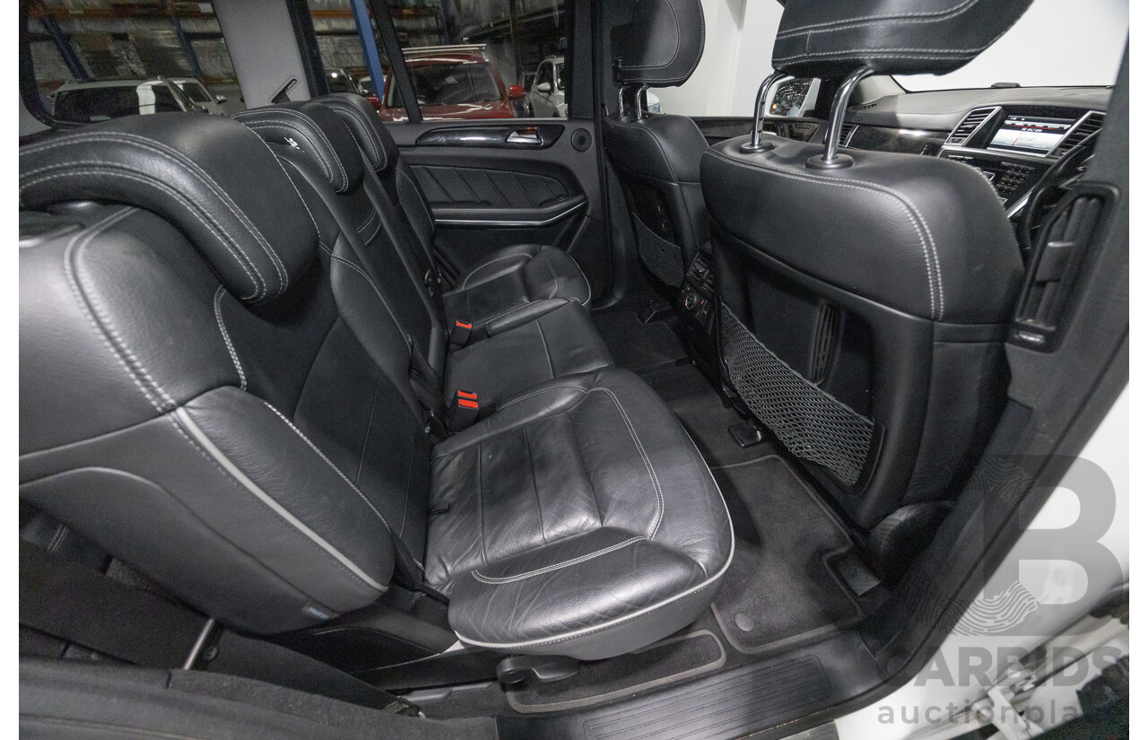 12/2013 Mercedes-Benz GL 350 Bluetec (AWD) X166 4d Wagon Polar White Turbo Diesel V6 3.0L - 7 Seater
