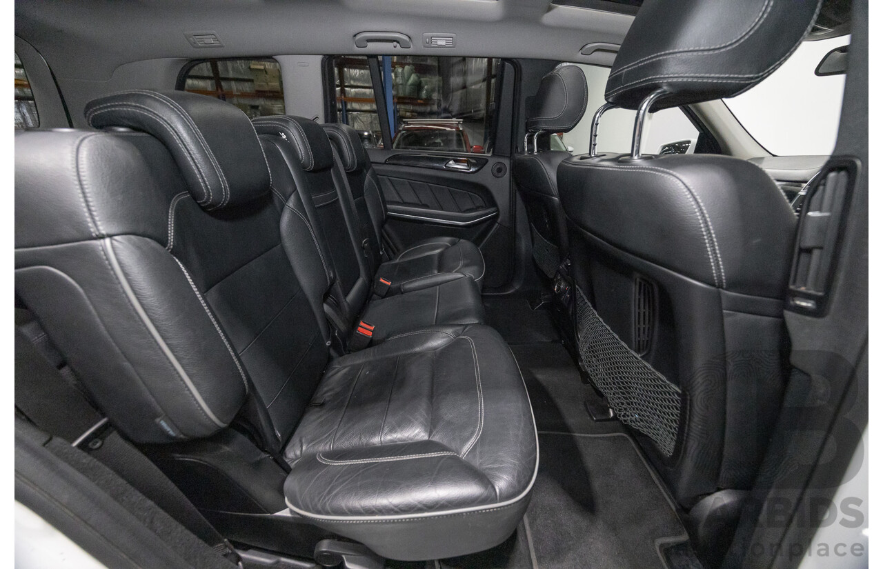 12/2013 Mercedes-Benz GL 350 Bluetec (AWD) X166 4d Wagon Polar White Turbo Diesel V6 3.0L - 7 Seater